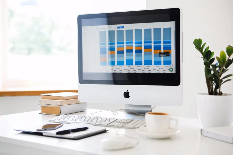 Analytics dashboard showing website performance metrics