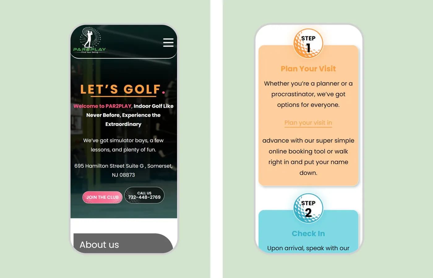 Par2Play website screenshot 2