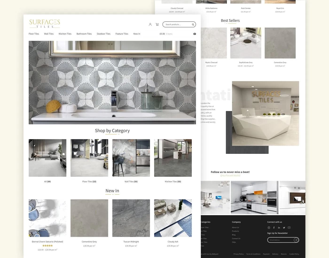 Surfaces Tiles website screenshot 2